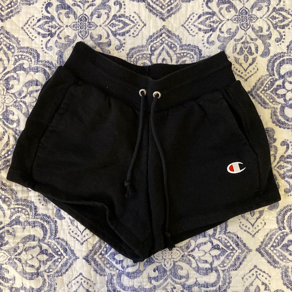 Champion Small Black Sweat-Shorts